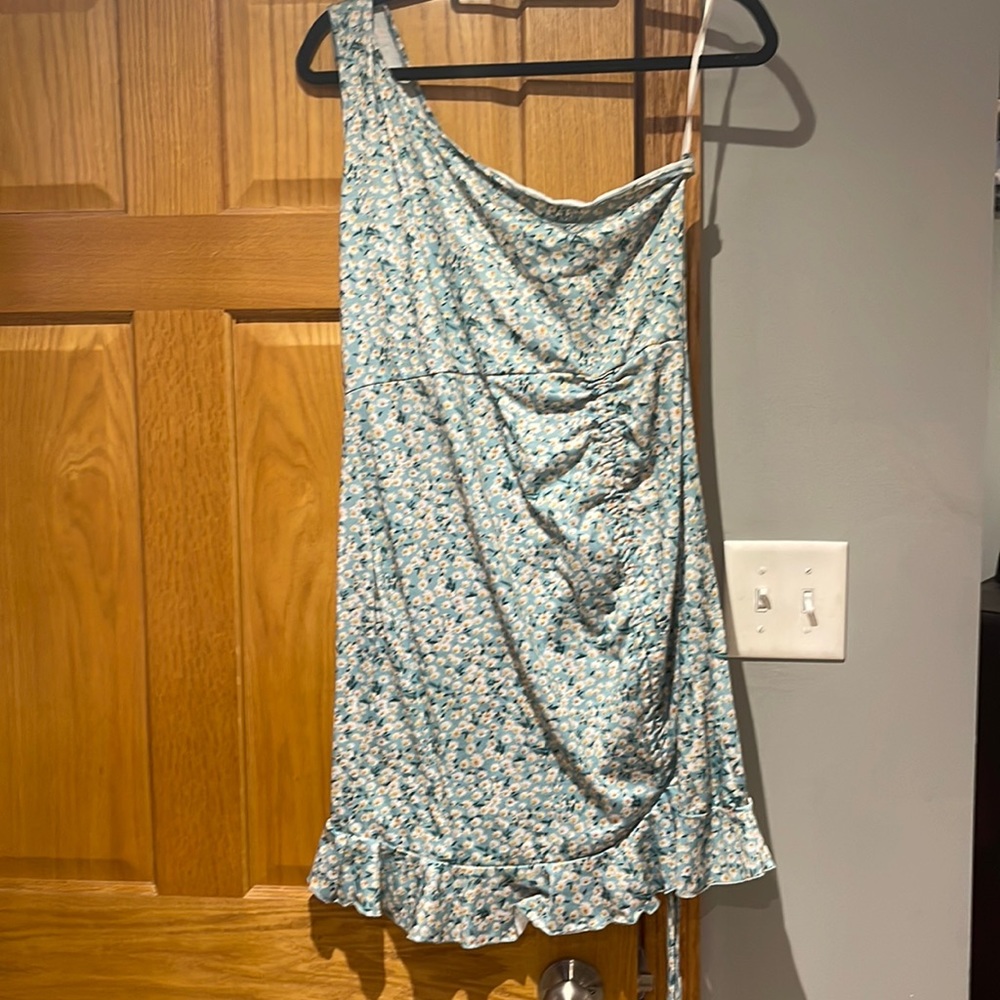 One shoulder summer dress